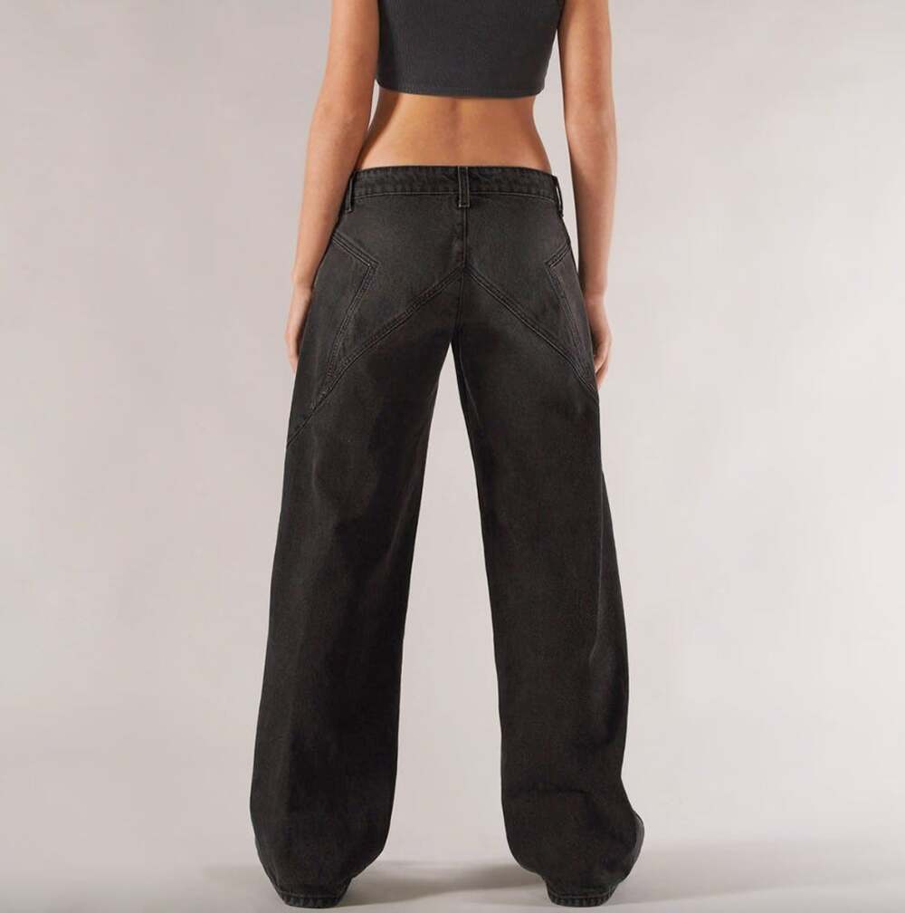 Revice Los Angeles TLC Stellar Midnight Star Baggy Low Rise Jeans Size 28